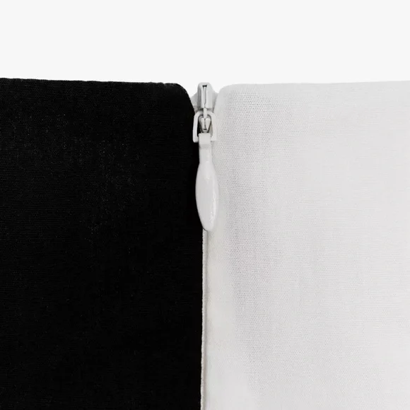 Zara Black and White Midi Dress - Picture 7 of 11